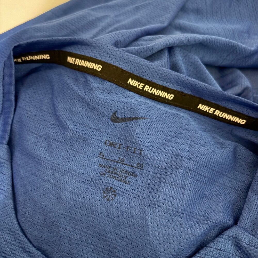 Nike T-Shirt Men's XL Dri-Fit Crew Neck Running Short Sleeve Athletic Shirt - Picture 6 of 8